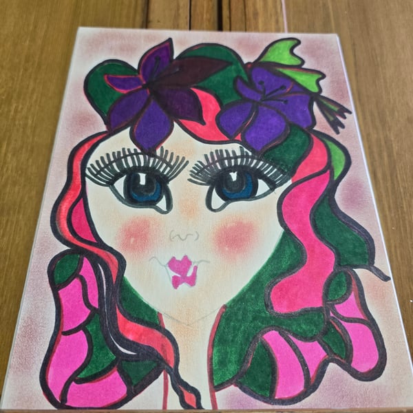 Fairy Canvas Drawing 