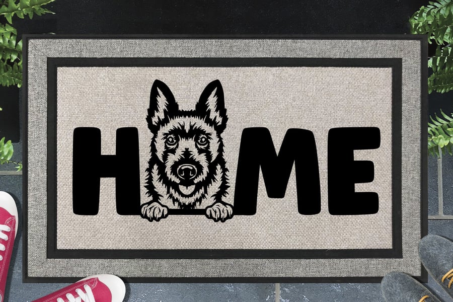 Belgian Laekenois Home Door Mat - All Weather Welcome Mat - 45x70cm 