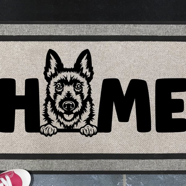 Belgian Laekenois Home Door Mat - All Weather Welcome Mat - 45x70cm 