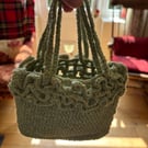 Small crochet handbag