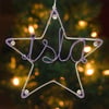 Personalised Christmas Star Decoration - Choice of Colours