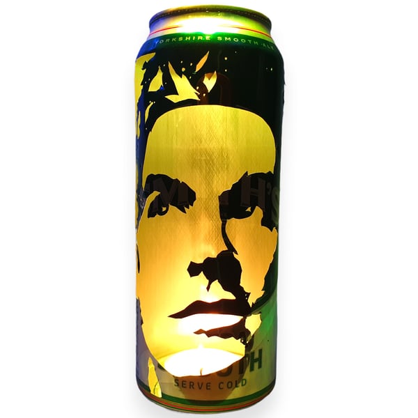 Morrissey Beer Can Lantern: The Smiths Pop Art Portrait Candle Lamp - Unique Gif