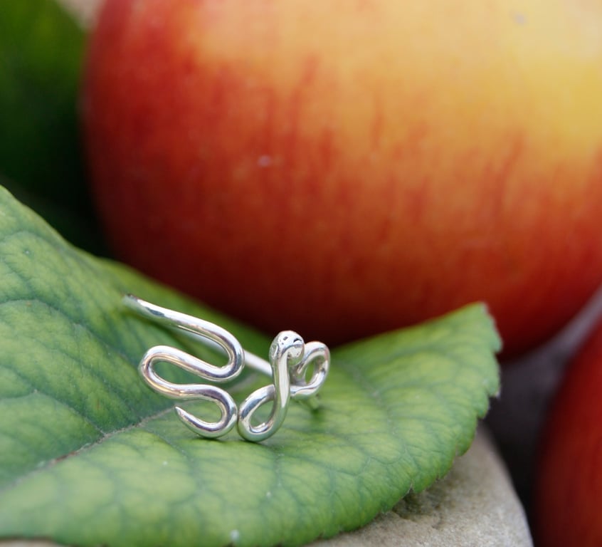 Mystical Unique Handmade Snake Ring - made to order 