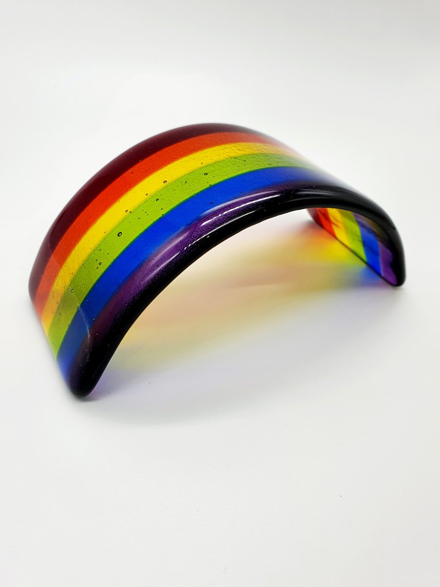 Fused Glass Rainbow