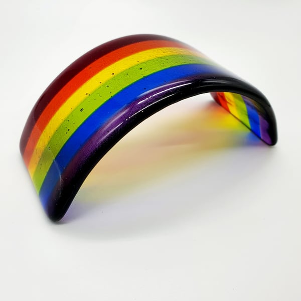 Fused Glass Rainbow