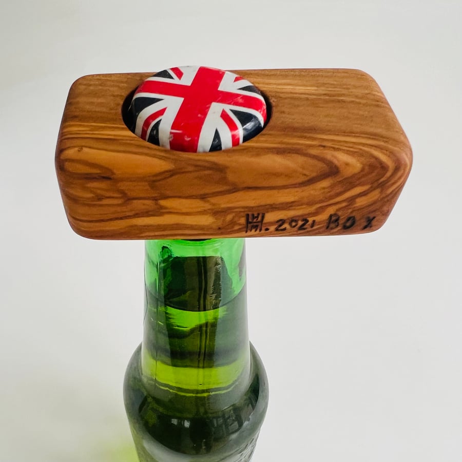 Wooden bottle opener, HMH 2021 BOX (10), 6.5cm