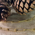 Riverstone Chain 20 inch Gold Vermeil