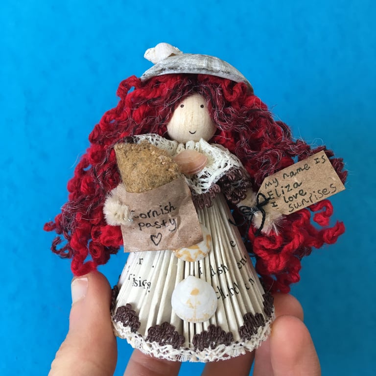 Seaside Fairy Doll Decoration, Cornish Sea Themed Ornaments 