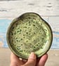 Green splats spoon rest 