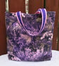 Handmade Fairy Tote Bag Cotton Project Bag Knitting Craft Library Bag - Image 3