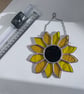 Stained Glass Sunflower sun catcher - Image 2