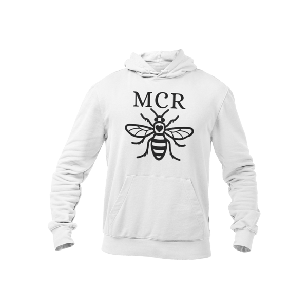Manchester Bee  Hoodie -M C R