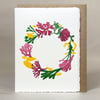 Sea Wreath - Original Hand Printed Card