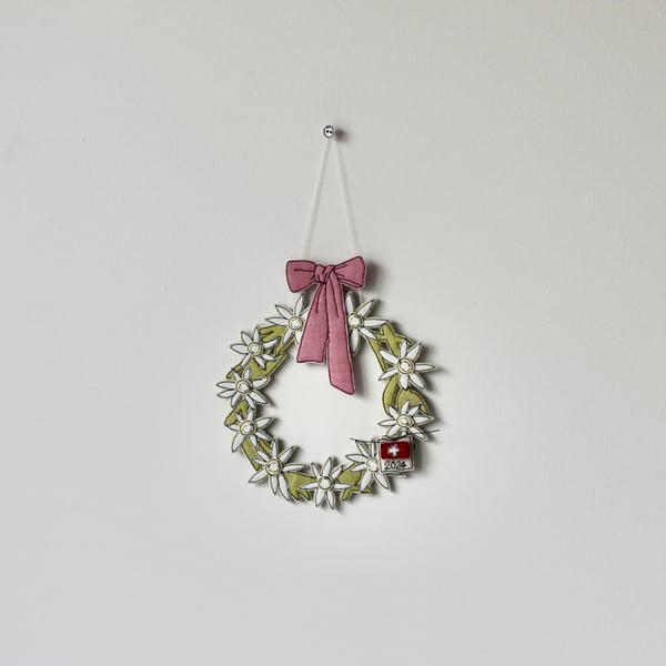 Special Order for Sarah - 'Edelweiss'- Handmade Hanging Decoration