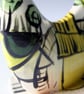 Table Manners Small Sculpture:Green and Yellow - Image 7