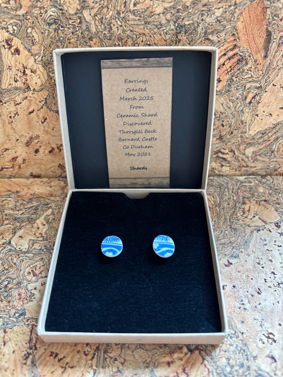 Handmade Stud Earrings, One of a Kind Gifts, Eco Friendly, Unique Earrings.