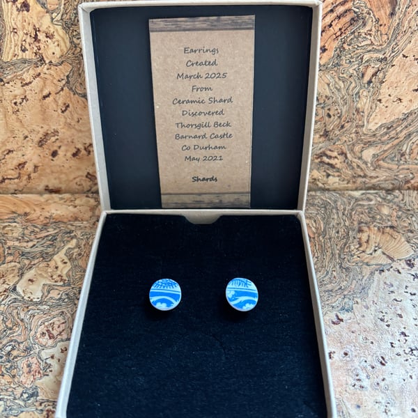 Handmade Stud Earrings, One of a Kind Gifts, Eco Friendly, Unique Earrings.