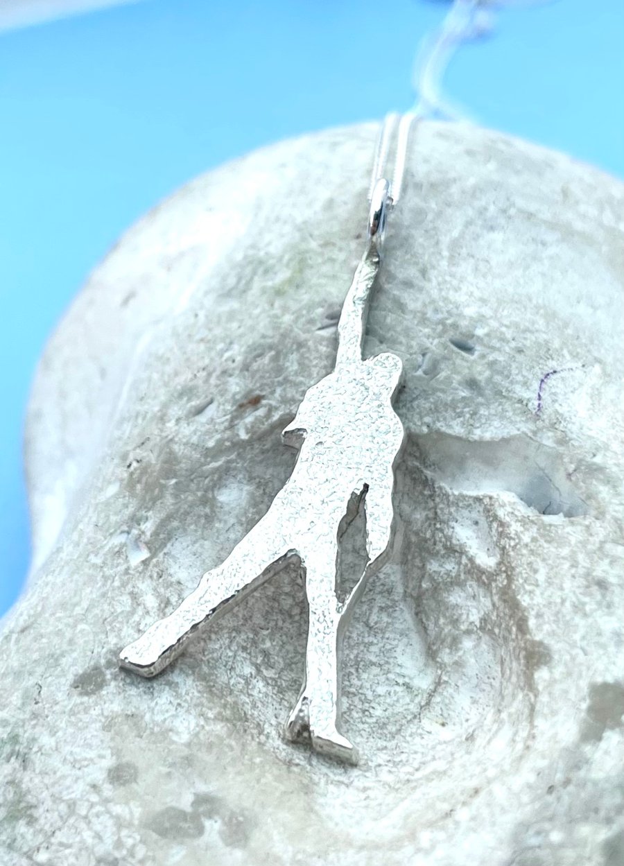 Freddie Mercury pendant in silver