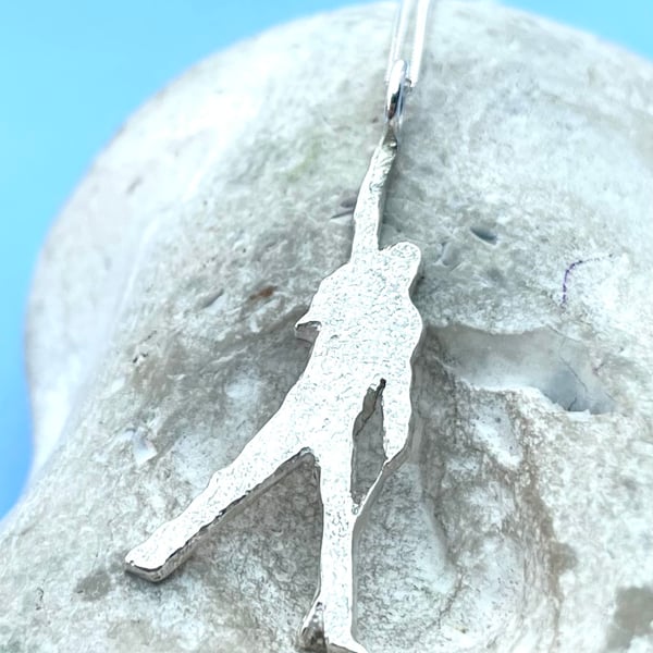 Freddie Mercury pendant in silver