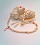 Peaches and Cream Freshwater Pearl Jewellery Set, Pearl Jewellery, Gift for Her - Image 1