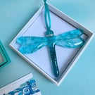 Fused Glass Dragonfly Large