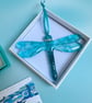 Fused Glass Dragonfly Large