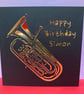 Personalised Euphonium Birthday Card - Image 2