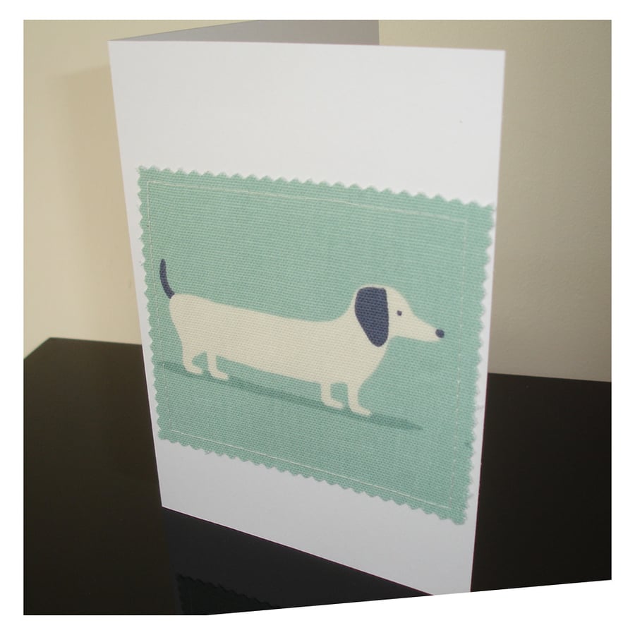 Pack of 3 x Dachshund Sausage Dog Daschund Card Notelets Cards