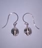 Seedpod drops hand made from Silver - Image 4