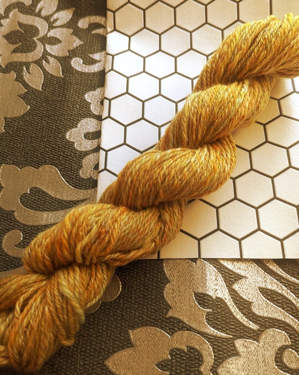 Orion hand spun yarn – Merino and silk blend -105 yards