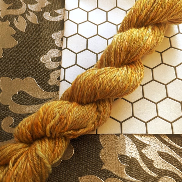 Orion hand spun yarn – Merino and silk blend -105 yards