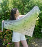 Crochet Dragonfly Shawl, Triangle Summer Wrap - Image 4