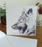 German Shepherd Dog Print Card - personalised card, custom card, GSD, alsation  - Image 6