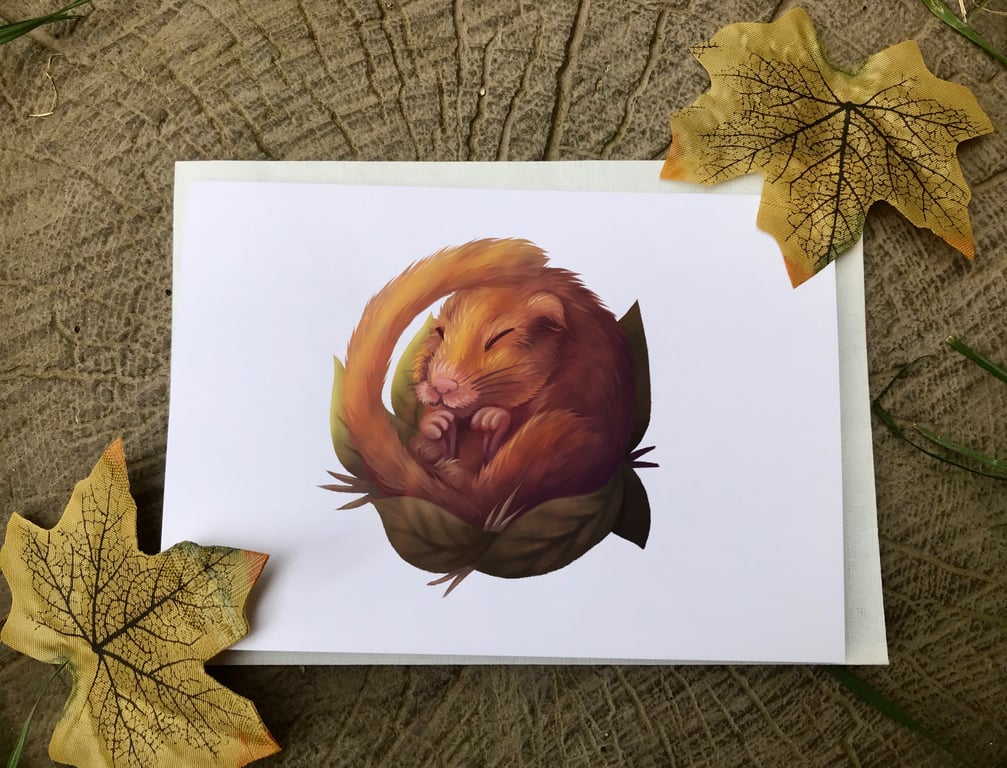 Dormouse Greeting Card