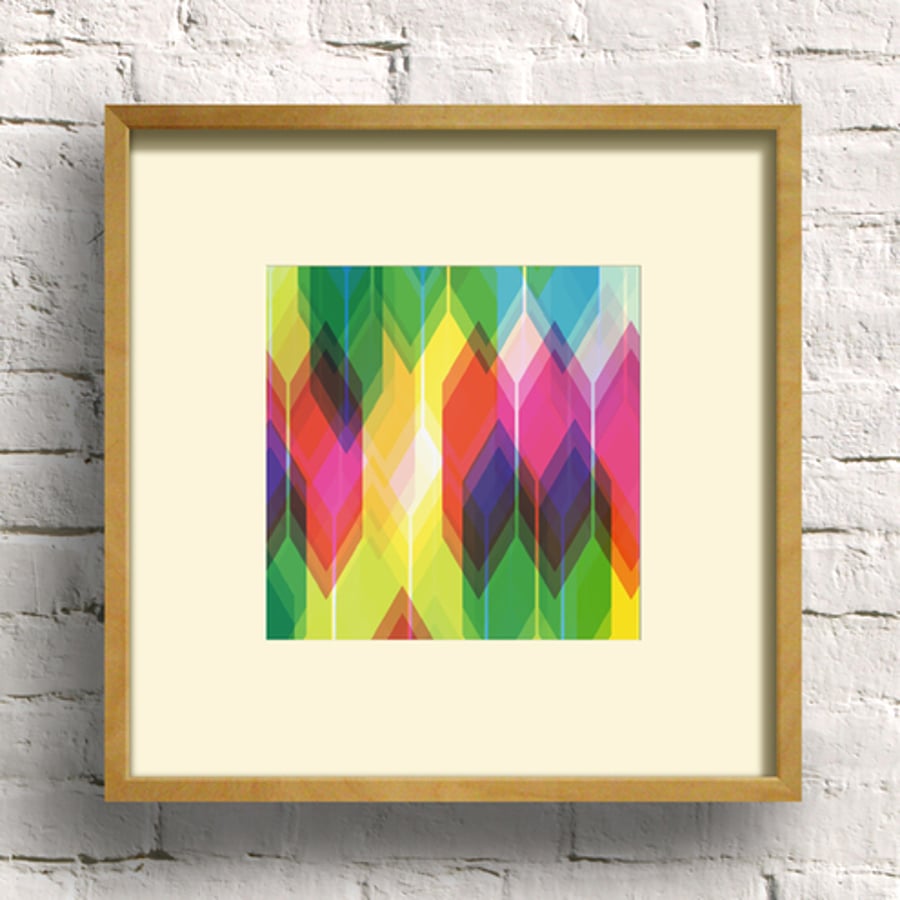 Prism No.2 - Square Giclee Print 