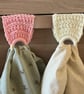 Crochet tea towel holders