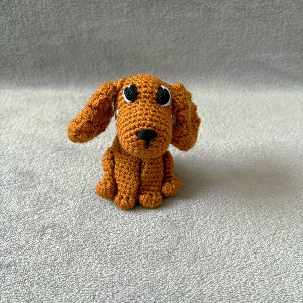 Crochet Spaniel Plushie - CE Tested Soft Toy - Custom Colour Spaniel Dog Toy