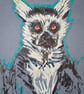 Lemmy the Lemur - A4 painting