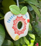 Gift for teacher ceramic Thank You apple decoration - Image 3