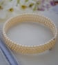 Pearl wrap (memory wire) bracelet - Image 5