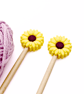 Daisy Knitting Needle Point Protectors - Knitting Needle Stoppers