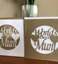  Mother’s Day or birthday card in white or brown kraft card with envelope. - Image 1
