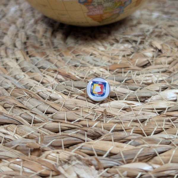 Baja California Sur Flag Map Pin – Mexican State Travel Map Push Pin