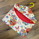 Peg bag in Japanese-inspired fabric