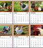 2027 Calendar Chickens A4 Page Per Month  - Image 2