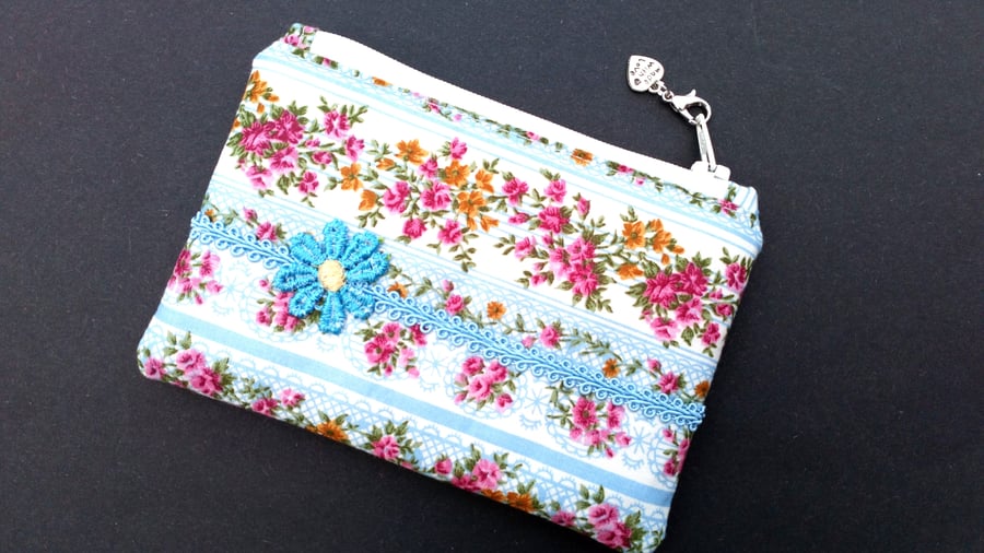 Flowery Coin Purse 100E