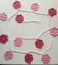 Crochet, flower bunting  - Image 1