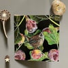 Wren and Figs Blank Greeting Card