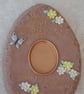 Ceramic Hand Painted Pet Memorial Keepsake Photo Picture Wall Hanging Plaque. - Image 1