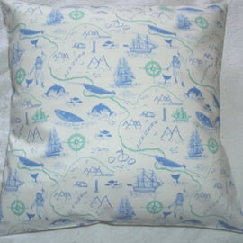 On the Oceans , exploring the Oceans cushion